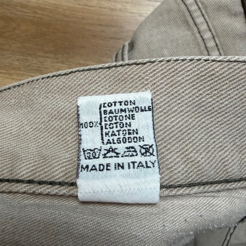 Diesel Cochise Jeans Men 38x28 Tan Khaki Straight Leg Button Fly Cotton Pants - Picture 9 of 14